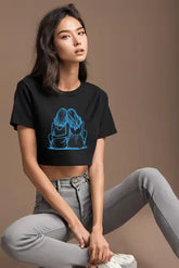 Women's "Friends Bond" Crop Top